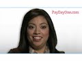 PayDayOne Customer Testimonial PayDayOne Customer Testimonial