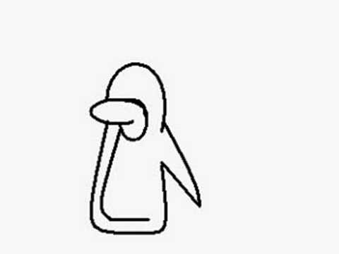 how to draw g from club penguin