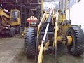 Excavator and loader after calamity