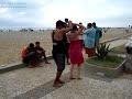 BAND� FORRUEIRO & STEFANIE DAN�ANDO FORR� NA PRAIA GRANDE