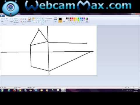 how to draw a three d'house