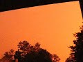 Orange colored thunderstorm in Ga. Orange colored thunderstorm in Ga.