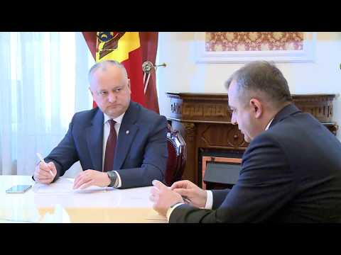 Șeful statului și Prim-ministrul au desfășurat ședința săptămânală