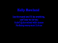 Kelly Rowland --  Down for Whatever (With Lyrics) [Here I Am]