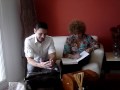 Angelica Maria dedicandome su Libro