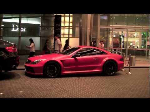 0 Mercedes SL65 Black Series em vermelho mate