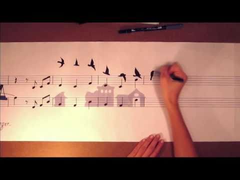 how to draw music notes