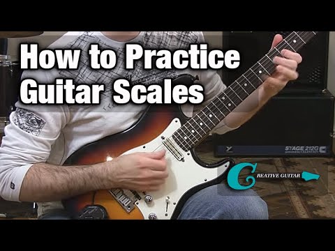 how to practice guitar scales