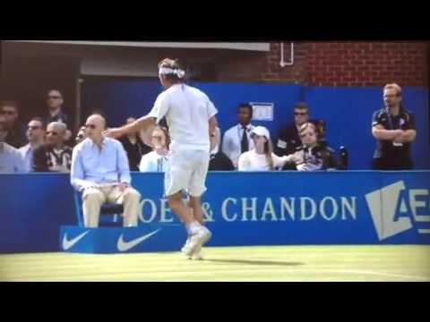 david nalbandian disqualified - David Nalbandian is disqualified from the final of the AEGON Championships at Queen's Club against Marin Cilic for kicking an advertising board into a line j...