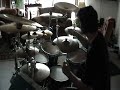 Nick Pierce-Metal Improv Solo 230bpm blast-a-thon