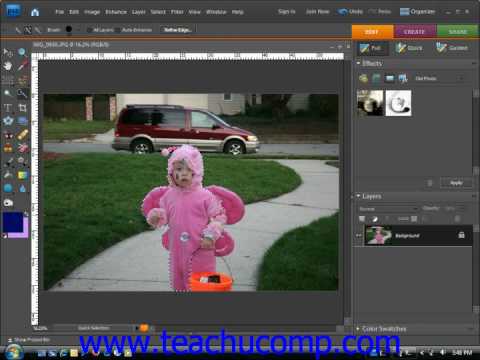 Tutorial Photoshop Elements to create and save custom brush tips lesson Training Adobe 7.3