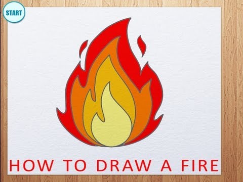 video-linktoworks-How to Draw a Fire | How to Draw Flame - YouTube