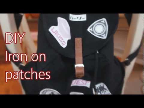 how to iron on a patch to nylon