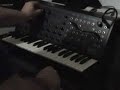 Setting up the disco loop patch on the Korg MS-20 Setting up the disco loop patch on the Korg MS-20