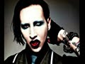 marilyn manson burning flag