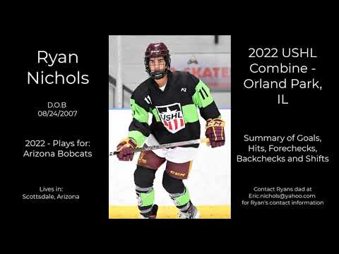 Ryan Nichols 2022 USHL Combine Summary Video