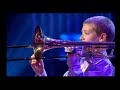 12-year-old trombone player Peter Moore, BBC Young Musician of the Year.