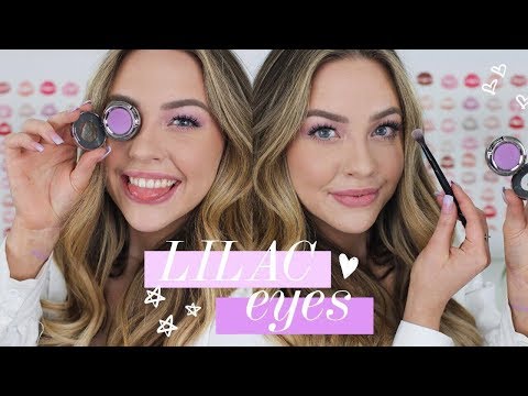 Easy Lilac Purple Shadow + Full Face Makeup Tutorial | Kailin Chase