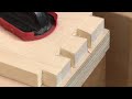 Hand Cut Half Blind Dovetails - 122