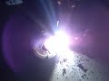 Magnesium BURNING in a fire Magnesium BURNING in a fire