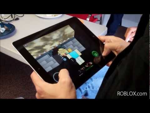Testing ROBLOX on the iPad at ROBLOX HQ