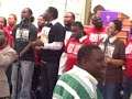 ucofw associates interview malcolm williams and demetrius west at labor day concert held at new liberty church in indianapolis, in where chris woods is pastor