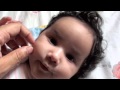 Little Amyra tries to talk