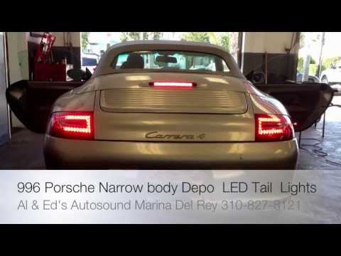 Porsche 996 Narrow Body Depo Performance D48-1902P-AEVCR LED Tail Lights Installed No error