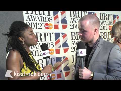 Maverick Sabre joins KISS FM at the BRIT Awards 2012