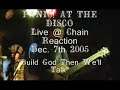 Panic! at the disco: pre-mtv Panic! at the disco: pre-mtv