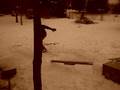kevin trys to snowskate
