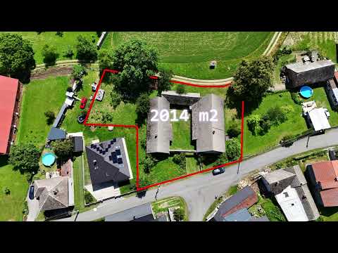 Video Prodej venkovského stavení s rozsáhlým pozemky 2 014 m² v obci Spálov