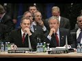 George Bush and Tony Blair