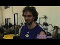Pau Gasol Training Camp Interview Day 15