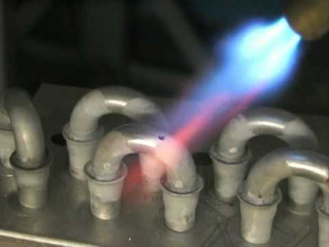 how to braze a radiator leak