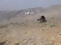 RECOIL FROM ROCKET LAUNCHER KNOCKS HIM ON BUTT