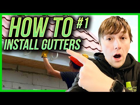 how to fit guttering to a shed