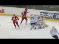 2009 IIHF Semi-Finals Russia Vs USA 3-2 GOALS