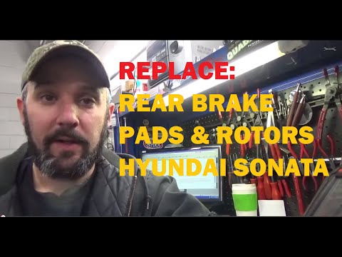 Replace Rear Disc Brake Pads & Rotors – Hyundai Sonata