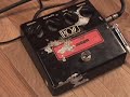 Vintage Ross flanger analog effect pedal demo