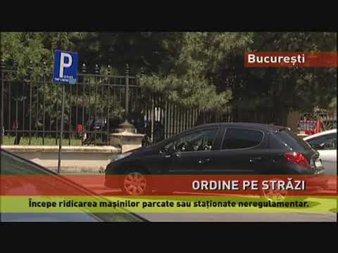 Mașinile parcate neregulamentar pe străzile din București vor fi ridicate