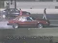 1986 Ford Mustang LX Notchback runs 11.812 @ 112.3