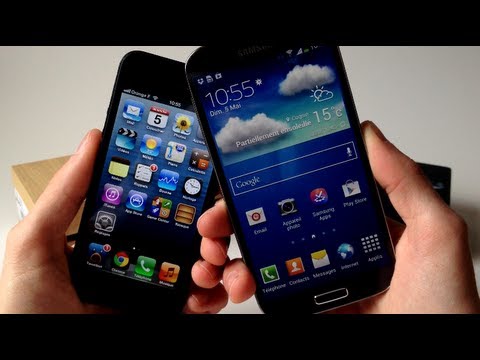 Comparatif - Samsung Galaxy S4 vs. Apple iPhone 5