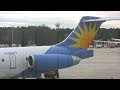 recorded in december 2009. destination: punta gorda, florida. we were invited to a new years eve celebration near punta gorda. we decided to try allegiant air and save a few bucks so we drove an hour and 45 min from our home in charlotte, nc to the greenville, sc airport. it was a great experience and i will fly the airline again. the crew was great, and i have always loved the md-80.