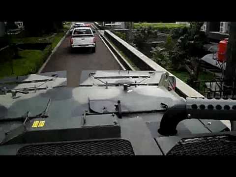 panser - i was very lucky that i had been given permission to tour ITB campus in Panser 6x6