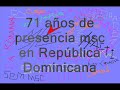 rosario misionero: 71 años de presencia msc en rep  dom 