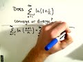 Showing a Series Diverges using Partial Sums