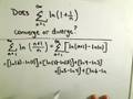 Showing a Series Diverges using Partial Sums