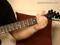 Base de Blues en MI para aprender en guitarra