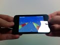 Cube Runner Game on iPod Touch